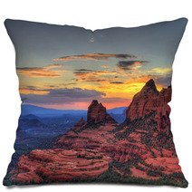 Red Rocks Sunset Pillows 7118777