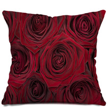 Red Rose Background Pillows 48253647