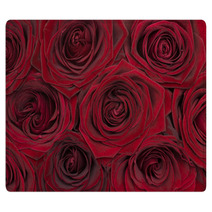 Red Rose Background Rugs 48253647
