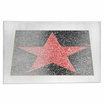 Red Star Plate Rugs 65961067