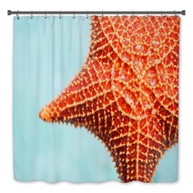 Red Starfish Bath Decor 57142023