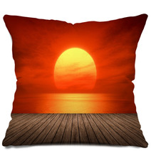 Red Sunset Pillows 67246020