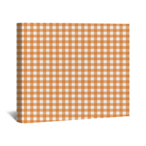 Red Tablecloth Pattern Wall Art 63870698