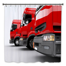 Red Trucks Bath Decor 59629245