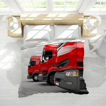 Red Trucks Bedding 59629245
