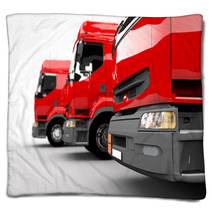 Red Trucks Blankets 59629245