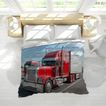 Red US Truck With Chrome Parts Bedding 50113206