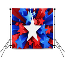Red, White And Blue Stars Backdrops 54903194