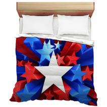 Red, White And Blue Stars Bedding 54903194