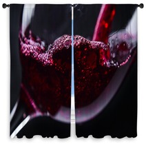 Red Wine Window Curtains 58210190