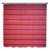 Red Wood Background Bath Decor 65524345