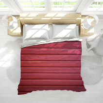 Red Wood Background Bedding 65524345