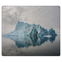 Reflection Of Icebergs In Disko Bay, North Greenland Rugs 61004587