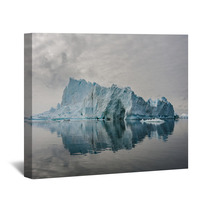 Reflection Of Icebergs In Disko Bay, North Greenland Wall Art 61004587