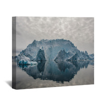 Reflection Of Icebergs In Disko Bay North Greenland Wall Art 61004625