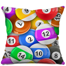 Repeating Pool Balls Pillows 62521900