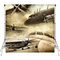 Retro Aviation, Grunge Background Backdrops 39253976