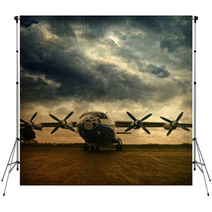 Retro Aviation Grunge Background Backdrops 44077096