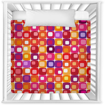 Retro Colorful Square Pattern Nursery Decor 4556733