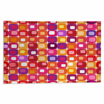 Retro Colorful Square Pattern Rugs 4556733