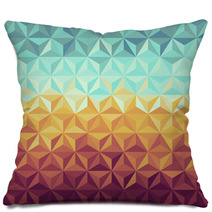 Retro Hipsters Geometric Pattern. Pillows 55277590