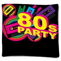 Retro Party Background Blankets 34575119