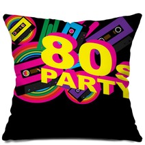 Retro Party Background Pillows 34575119