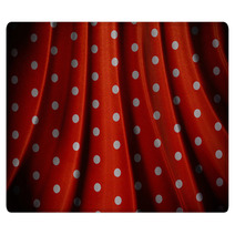 Retro Red Polka Dot Pattern Rugs 68222162