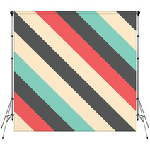 Retro Seamless Diagonal Striped Pattern Backdrops 70984411