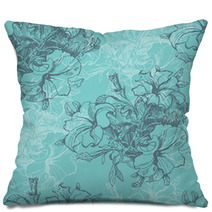 Retro Seamless Pattern Pillows 58240042