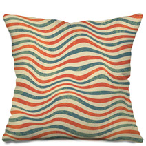 Retro Seamless Striped Pattern Pillows 51677311