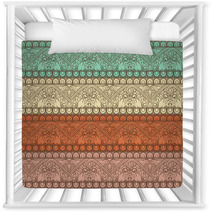 Retro Striped Color Pattern Nursery Decor 53460015