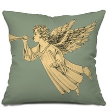 Retro Style Christmas Angel Pillows 93472373