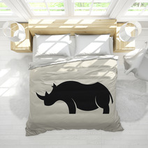 Rhino Silhouette Bedding 63252437