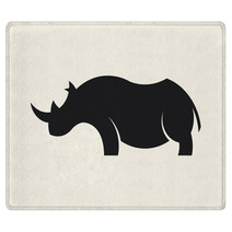 Rhino Silhouette Rugs 63252437
