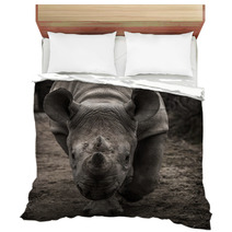 Rhinoceros Facing The Camera Bedding 61603318