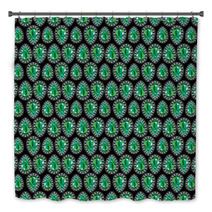 Rich Emeralds Pattern Bath Decor 49810180