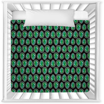 Rich Emeralds Pattern Nursery Decor 49810180