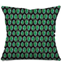 Rich Emeralds Pattern Pillows 49810180