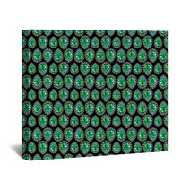 Rich Emeralds Pattern Wall Art 49810180