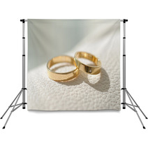 Rings On Leather Surface Backdrops 60353207