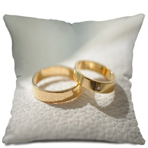 Rings On Leather Surface Pillows 60353207