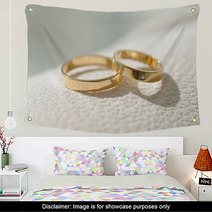 Rings On Leather Surface Wall Art 60353207