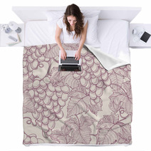 Ripe Grapes Blankets 62978090