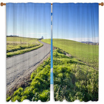 Road In The Fields Window Curtains 47539684