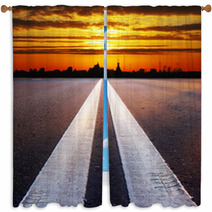 Road To The Future Window Curtains 7588746