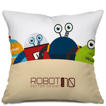 Robot Design Pillows 66808637