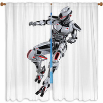 robot Window Curtains 68091696