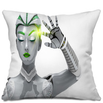 Robot Woman Pillows 65112272