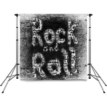 Rock And Roll Grunge Music Word Backgrounds And Texture Backdrops 54593447